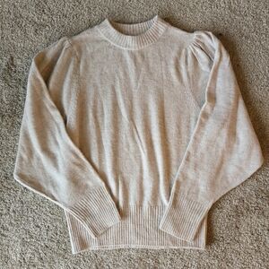 H&m Women's Beige Cream Soft Sweater Size Medium
